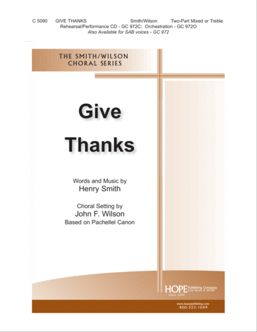 Give Thanks Choir scores gallery preview page 1