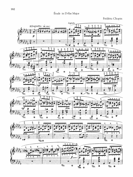 Etude in D-flat Major, from Trois Nouvelles Etudes from Methode des methodes de piano