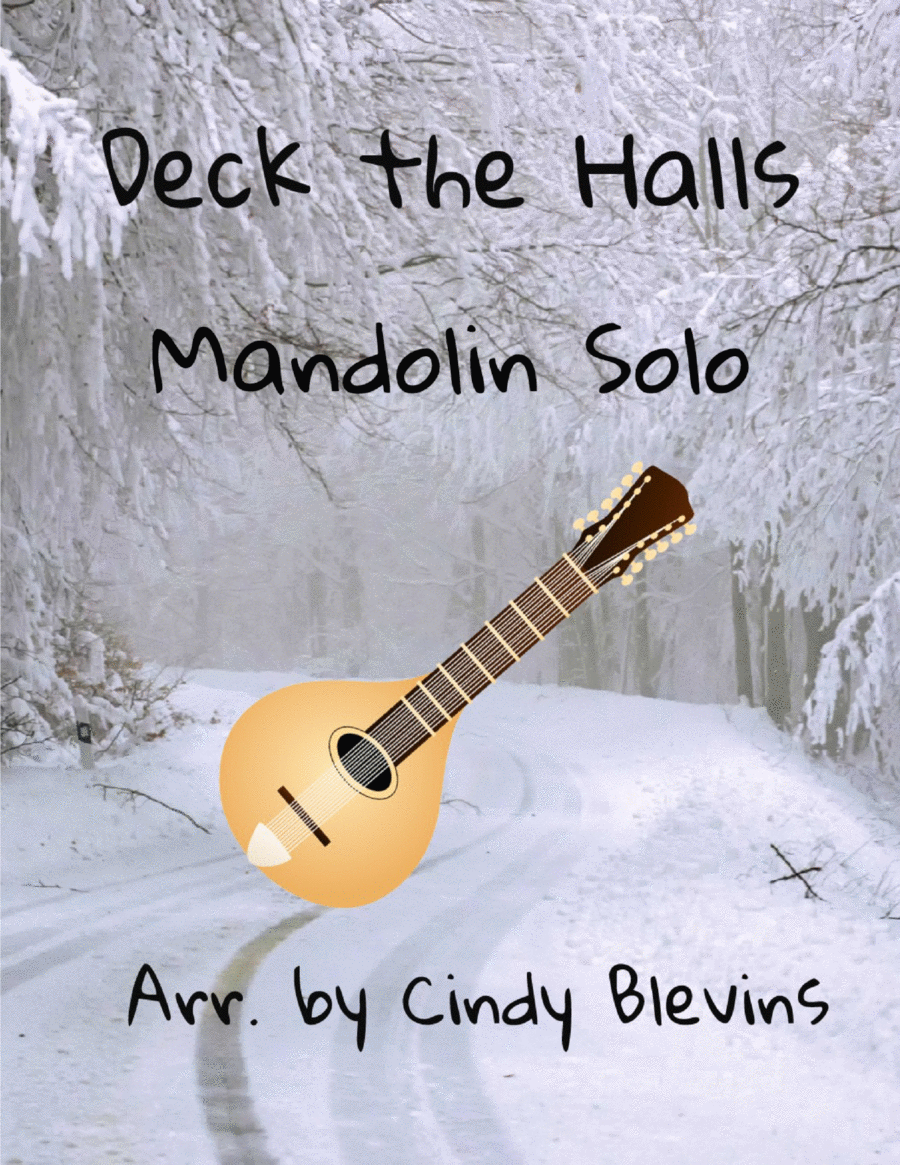 Deck the Halls, for Mandolin Solo image number null
