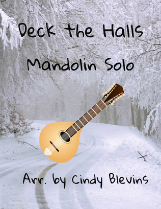 Deck the Halls, for Mandolin Solo
