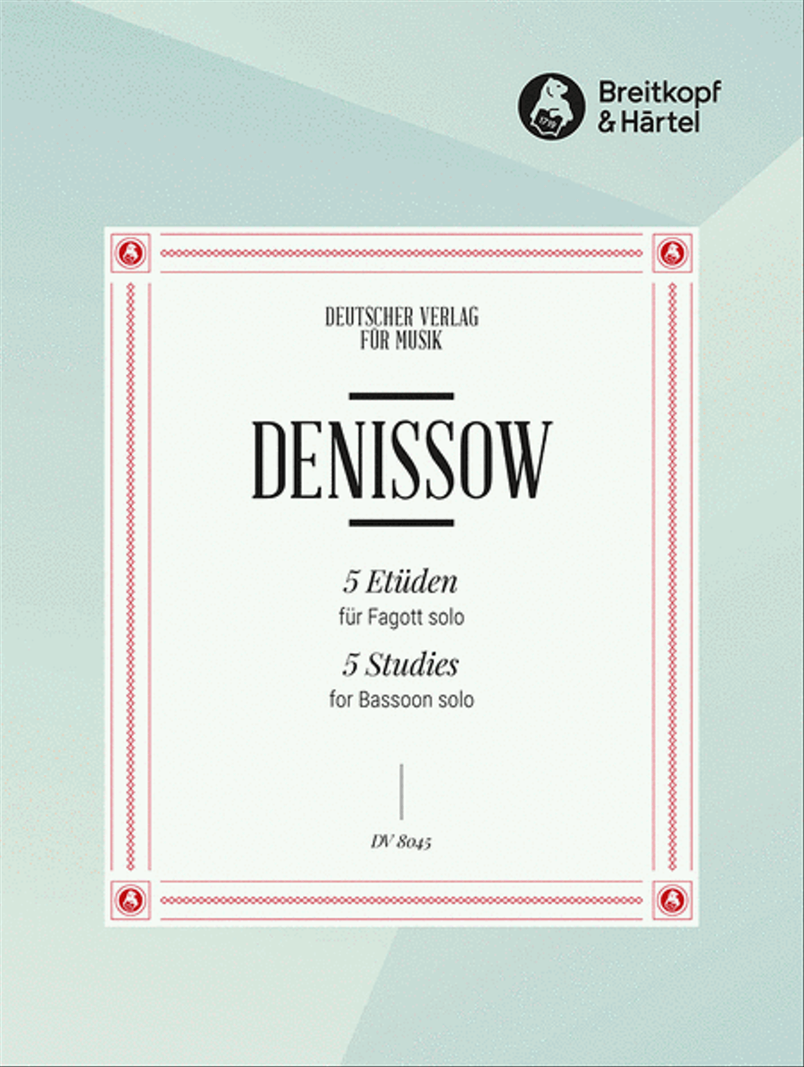 5 Studies 5 Studies Bassoon scores gallery preview page 1