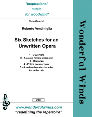 Book cover for Six Sketches For An Unwritten Opera
