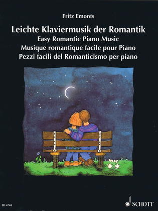 Book cover for Easy Romantic Piano Music - Volume 1