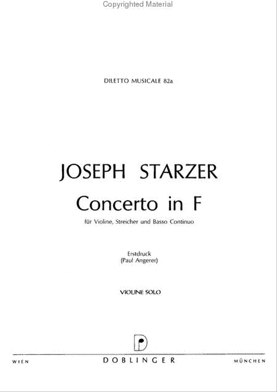 Concerto F-Dur Concerto F-Dur School and Community scores gallery preview page 35