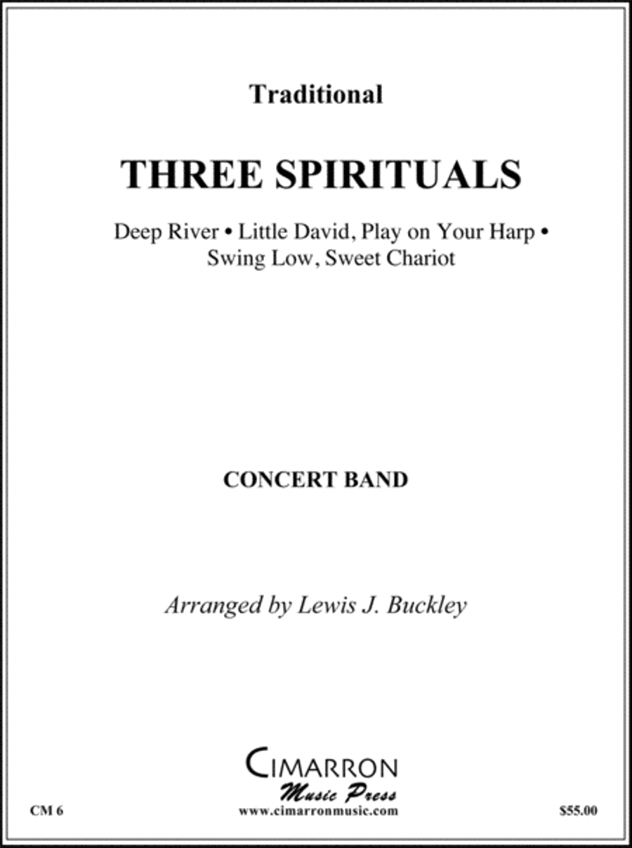Three Spirituals Three Spirituals Concert Band scores gallery preview page 1