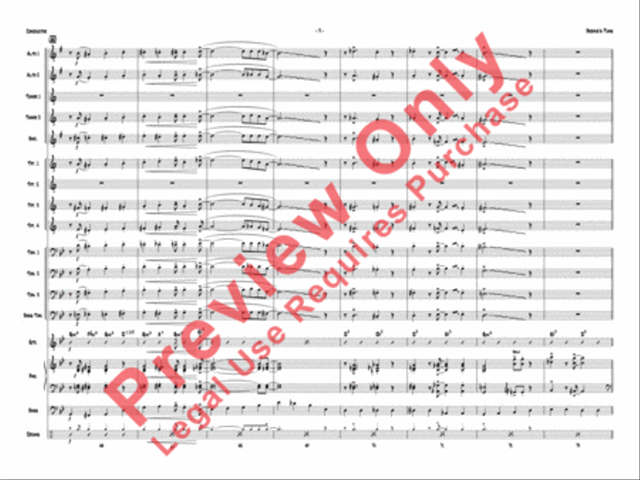 Bernie's Tune Jazz Ensemble scores gallery preview page 12
