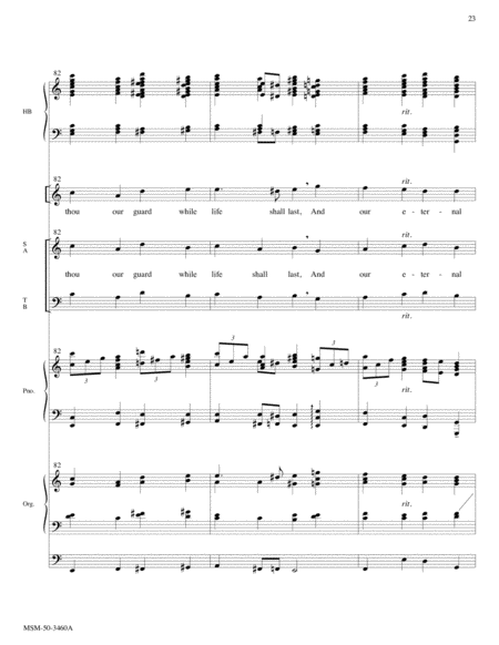 O God, Our Help in Ages Past (Full Score) image number null