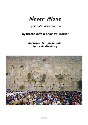 Book cover for "Never Along" (Hineh Anochi) by Bracha Jaffe & Shaindy Plotzker