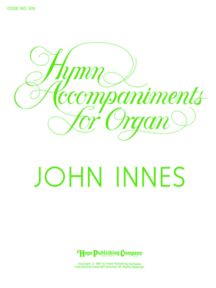 Book cover for Hymn Accompaniments for Organ