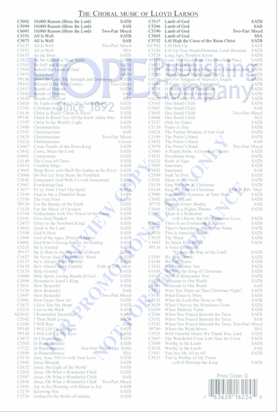 Christmastime Unison Choir scores gallery preview page 11