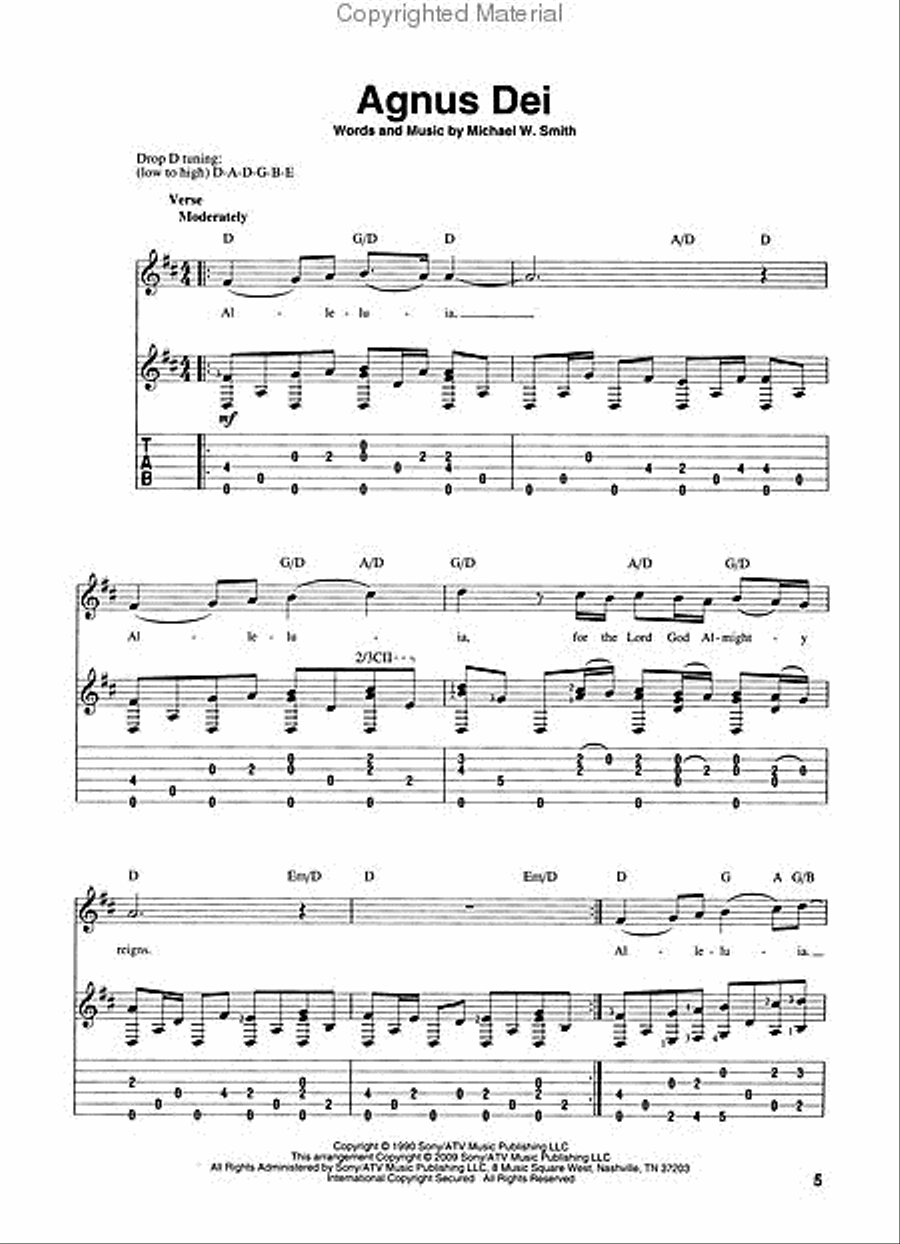 Fingerpicking Worship Fingerpicking Guitar scores gallery preview page 2