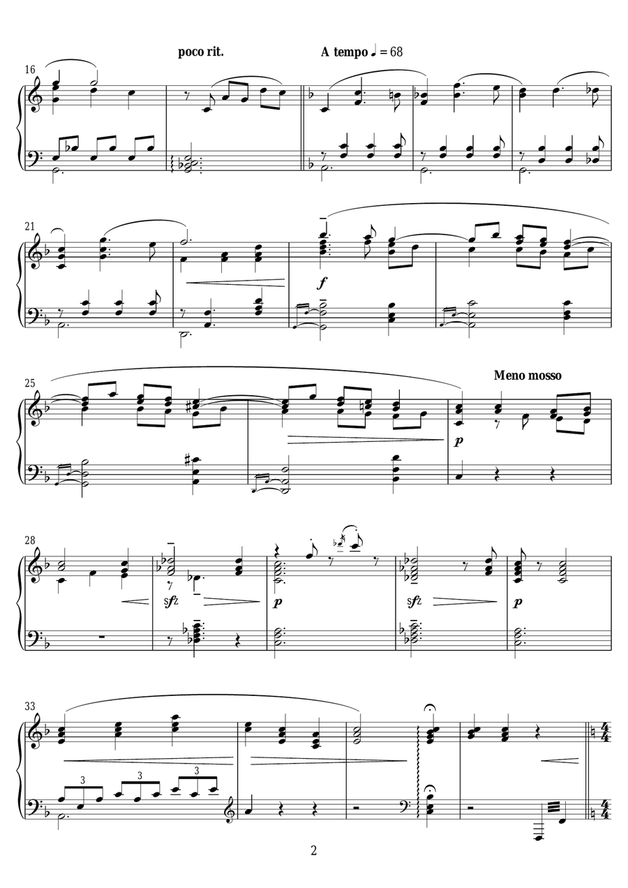 The Storm Clouds Cantata The Storm Clouds Cantata Piano Solo scores gallery preview page 2