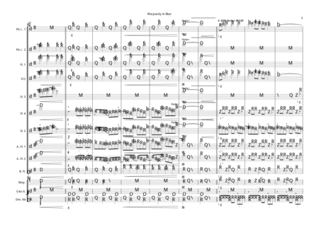 Rhapsody in Blue - flute choir