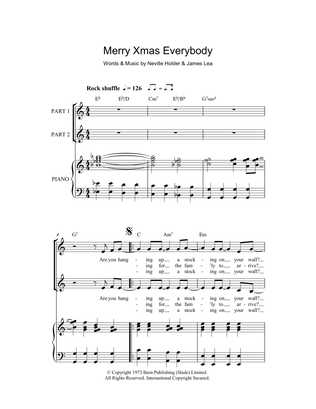 Book cover for Merry Xmas Everybody (arr. Rick Hein)