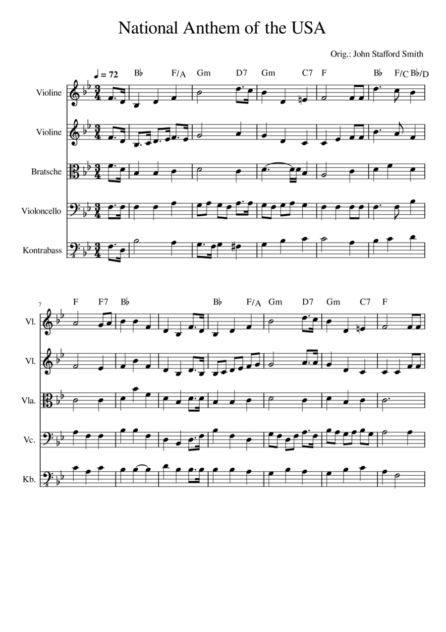 Book cover for Nationalk Anthem of the U.S.A