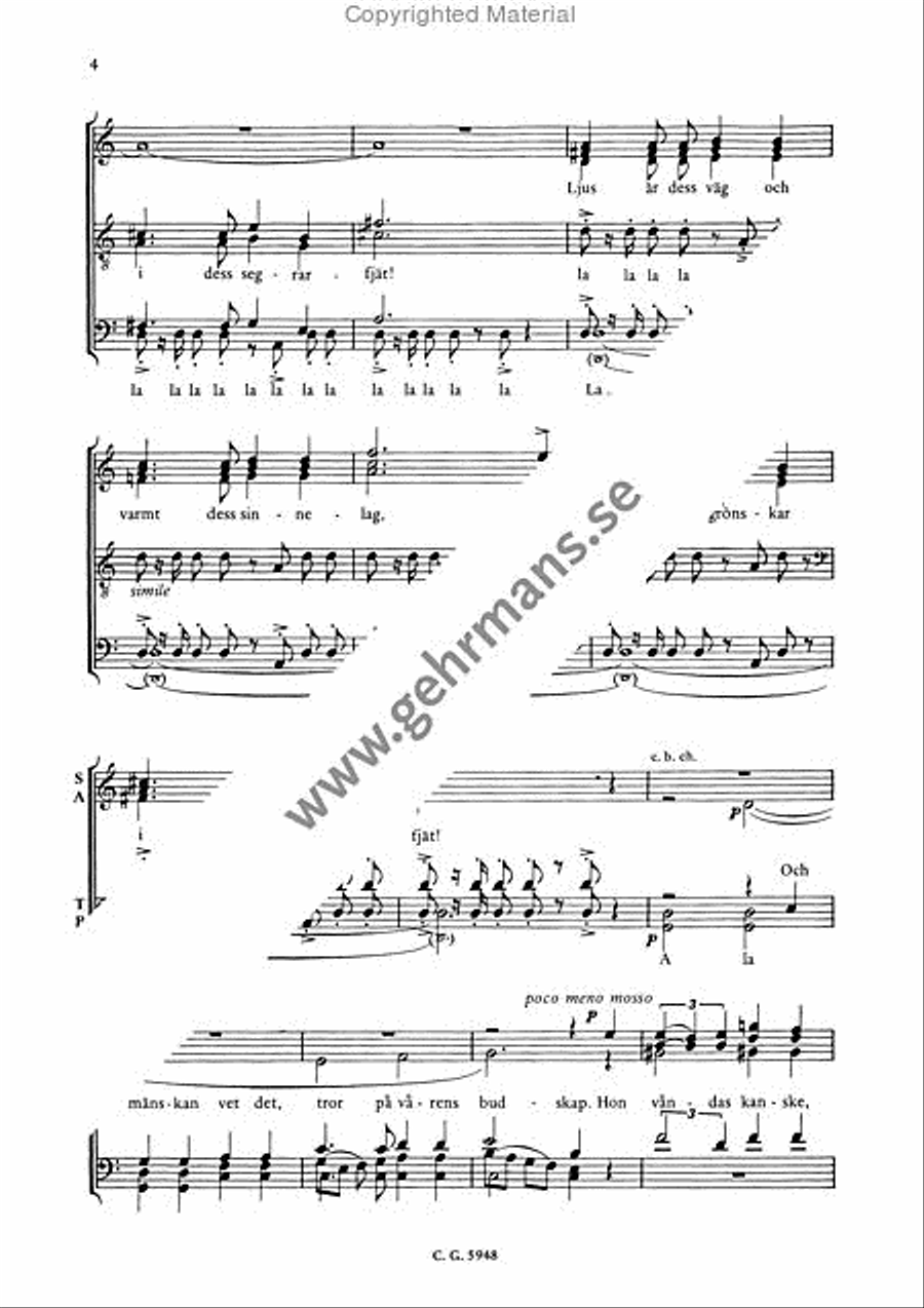 Varens framfart Varens framfart Divisi scores gallery preview page 4