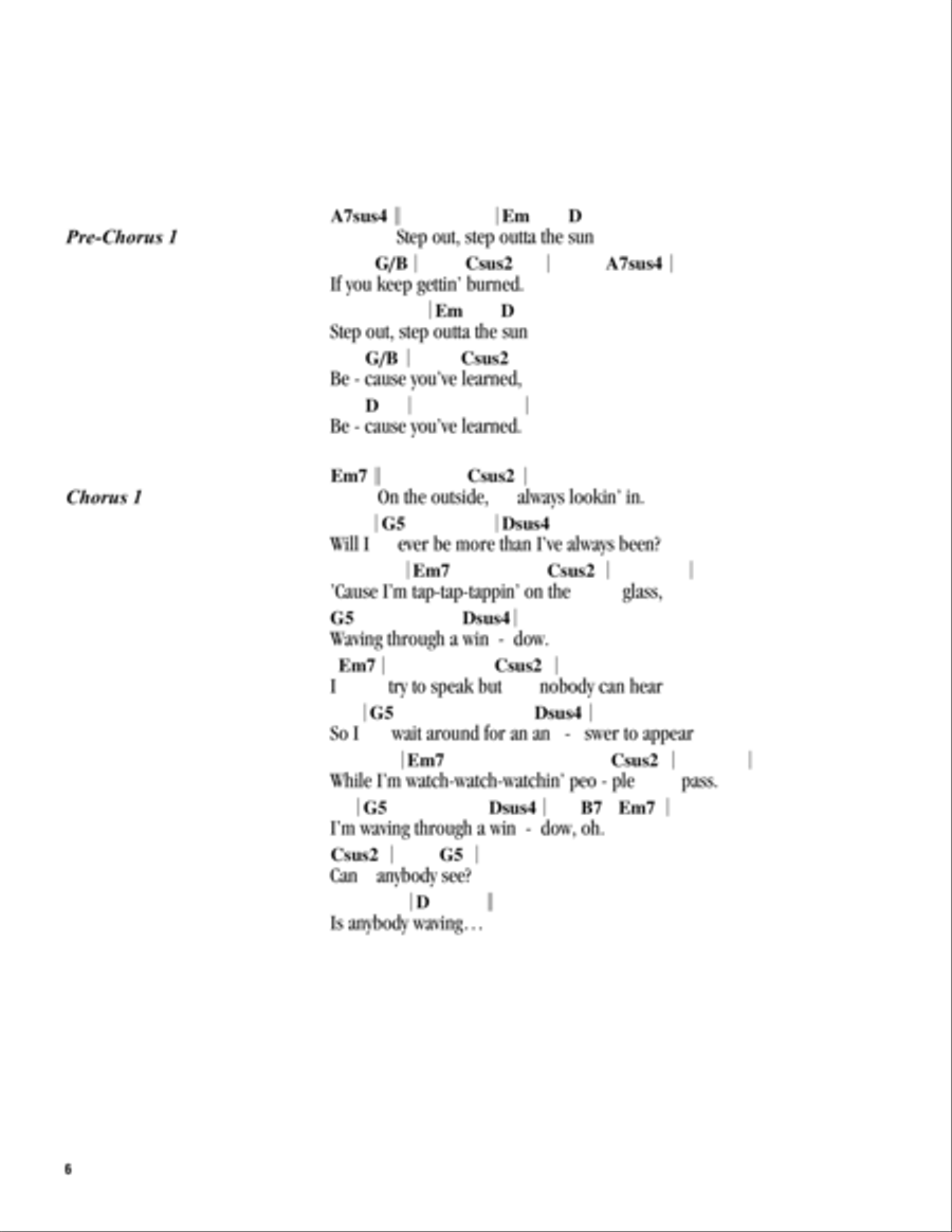 Waving Through A Window (from Dear Evan Hansen) Guitar scores gallery preview page 2