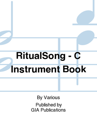 Book cover for RitualSong - C Instrument edition