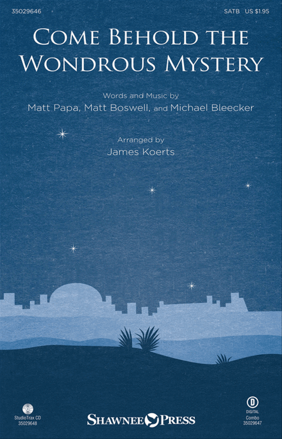Come Behold the Wondrous Mystery 4-Part scores gallery preview page 1