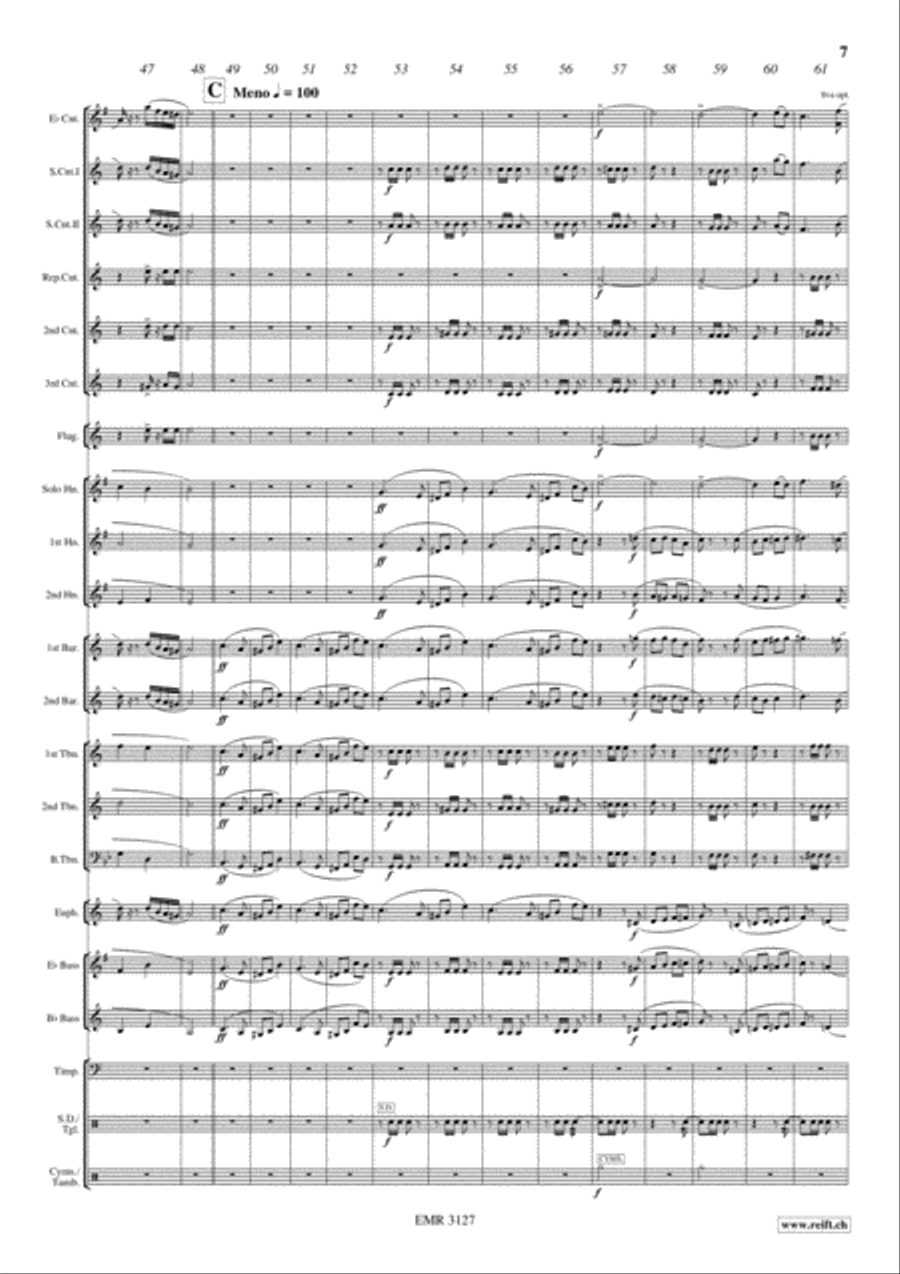 Caprice No. 24 Brass Band scores gallery preview page 8