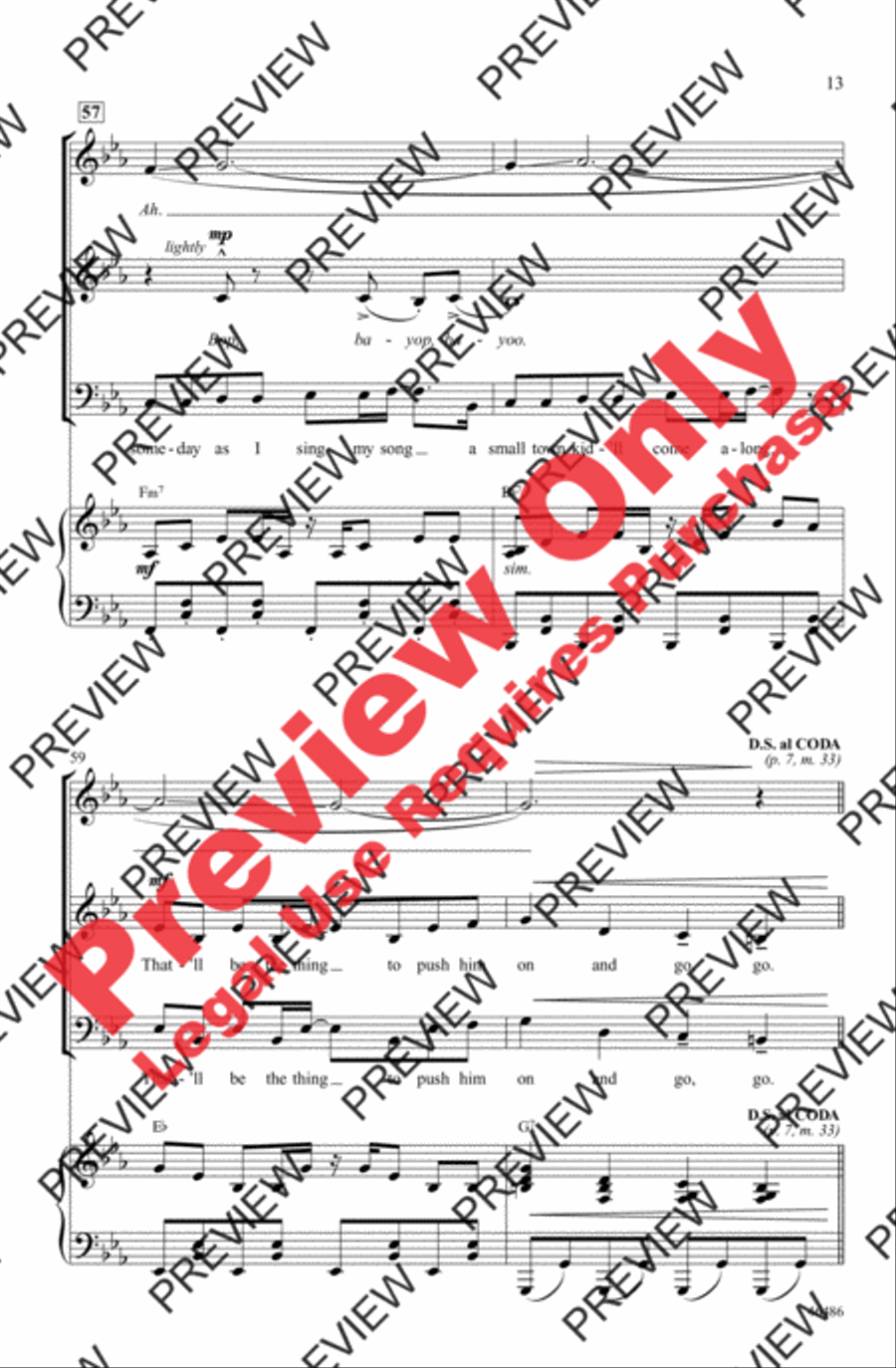 Another Day of Sun Another Day of Sun 3-Part scores gallery preview page 13
