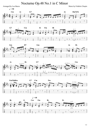NOCTURNE Op.48 No.1 in C minor