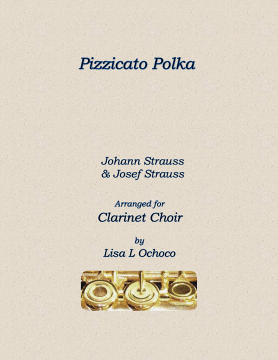 Pizzicato Polka for Clarinet Choir image number null