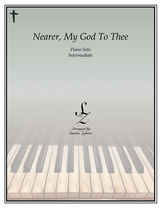 Book cover for Nearer, My God To Thee (intermediate piano solo)