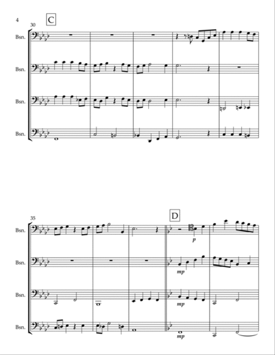 Have Yourself A Merry Little Christmas Woodwind Ensemble scores gallery preview page 6