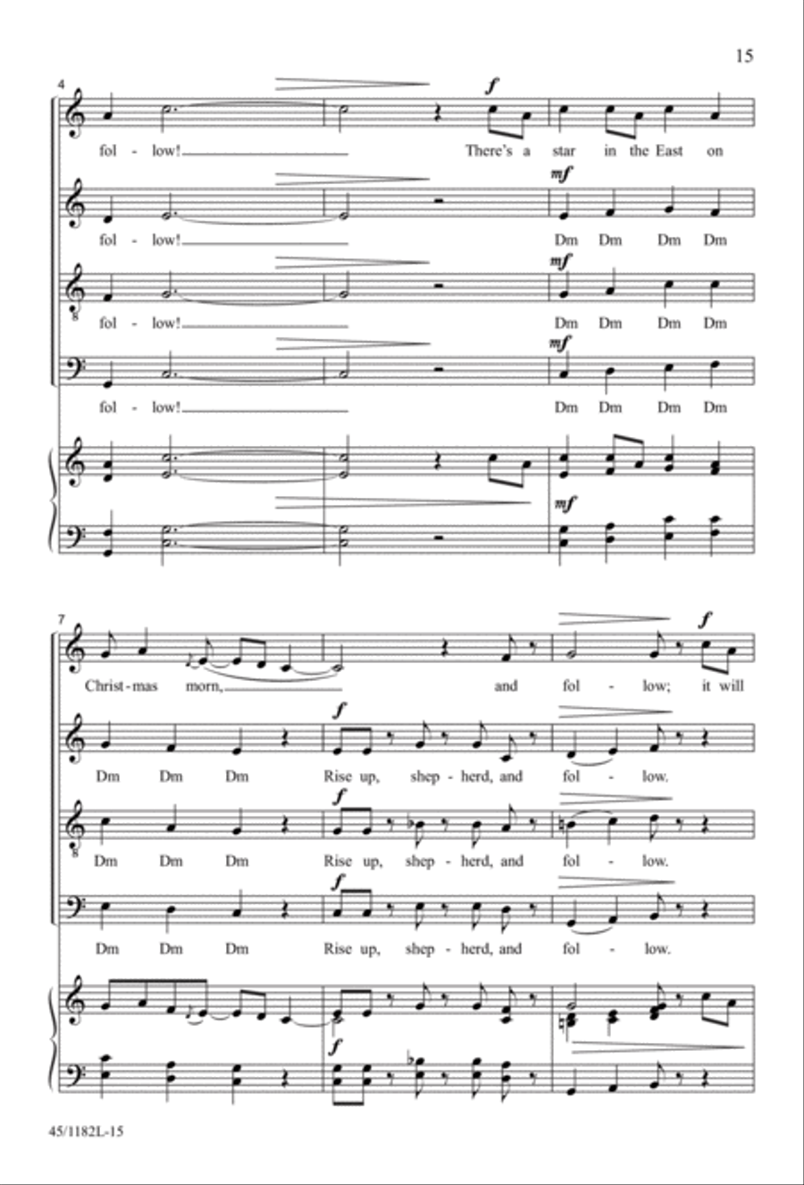 All Around A Cappella 4-Part scores gallery preview page 13