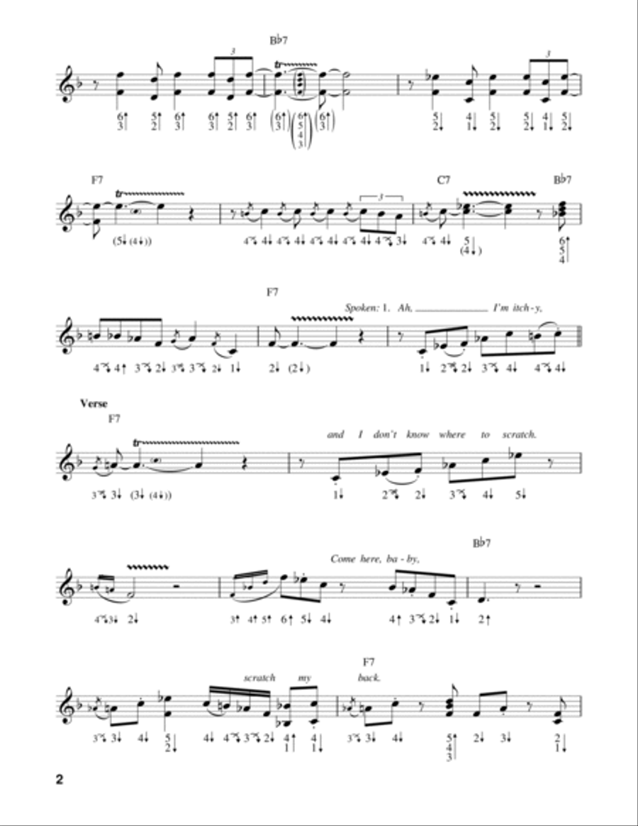 Baby, Scratch My Back Harmonica scores gallery preview page 2