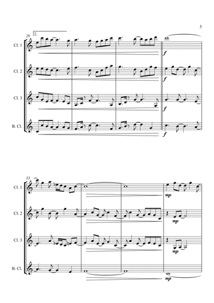 Tribute - for Clarinet Quartet image number null