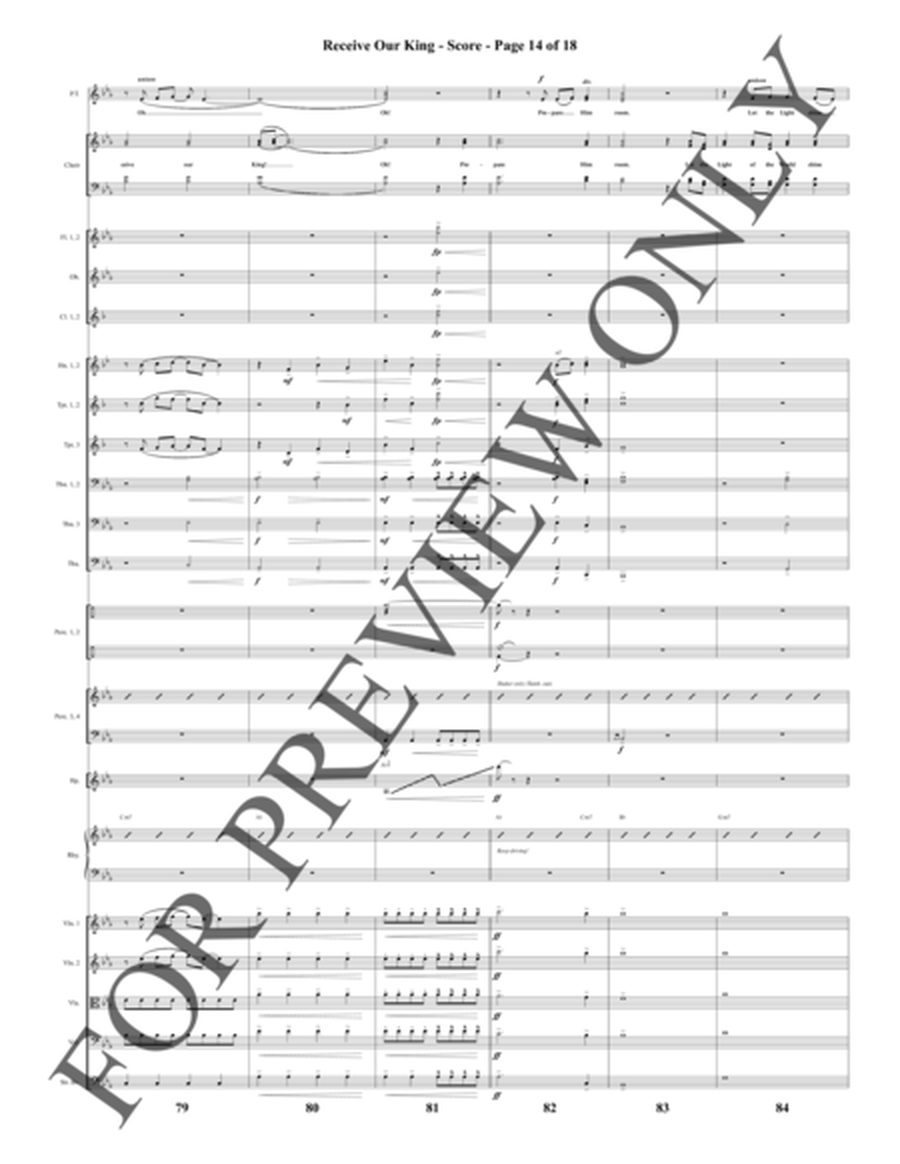 Receive Our King - Orchestration (pdf)
