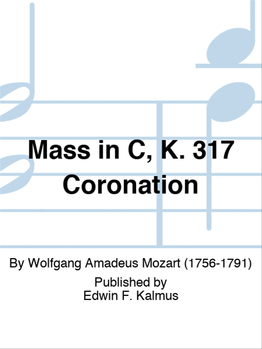 Mass in C, K. 317 Coronation Voice scores gallery preview page 1