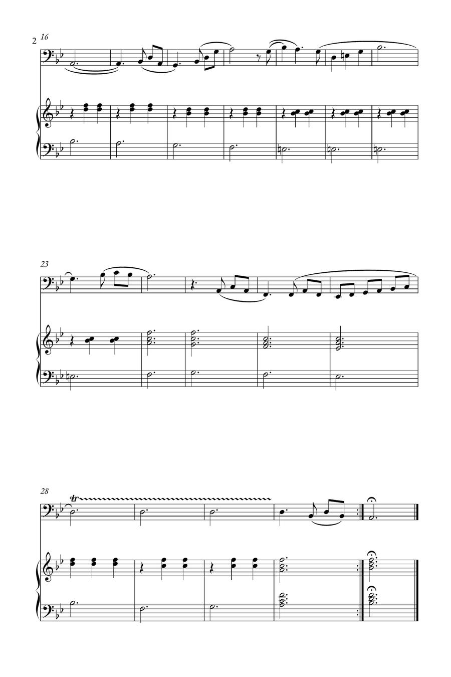 Married Life Married Life Bassoon scores gallery preview page 2