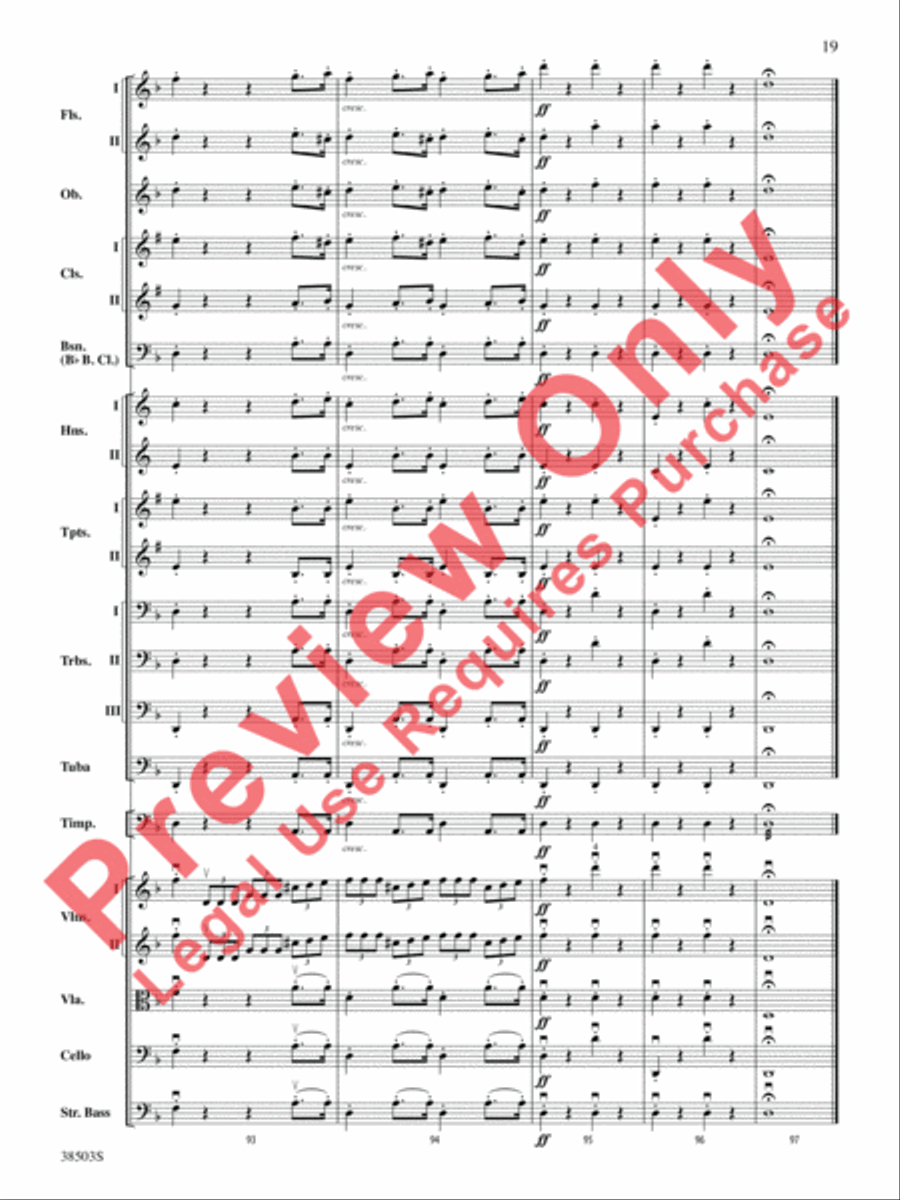 Tragic Overture Full Orchestra scores gallery preview page 20