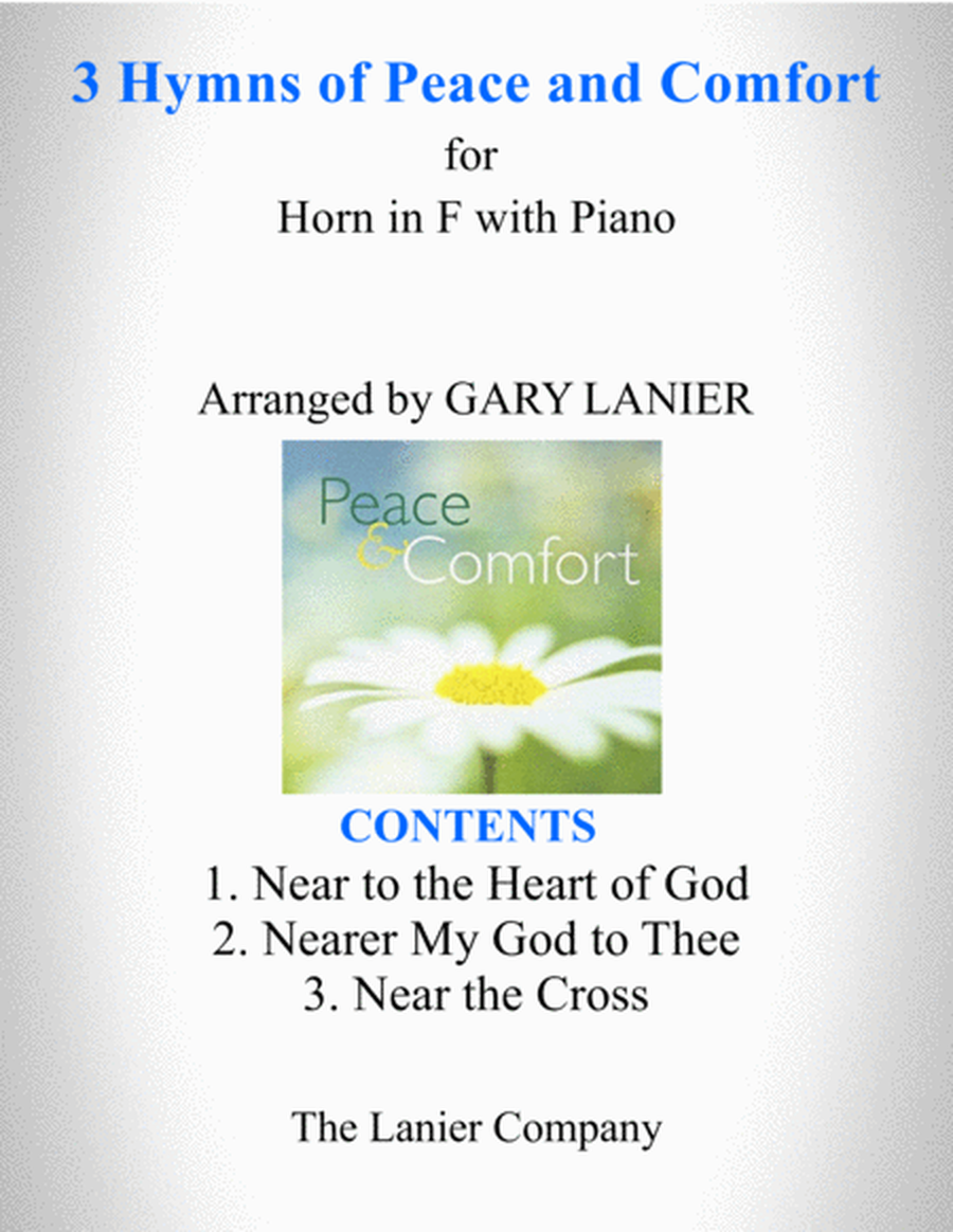 3 HYMNS OF PEACE AND COMFORT (for Horn in F with Piano - Instrument Part included) image number null