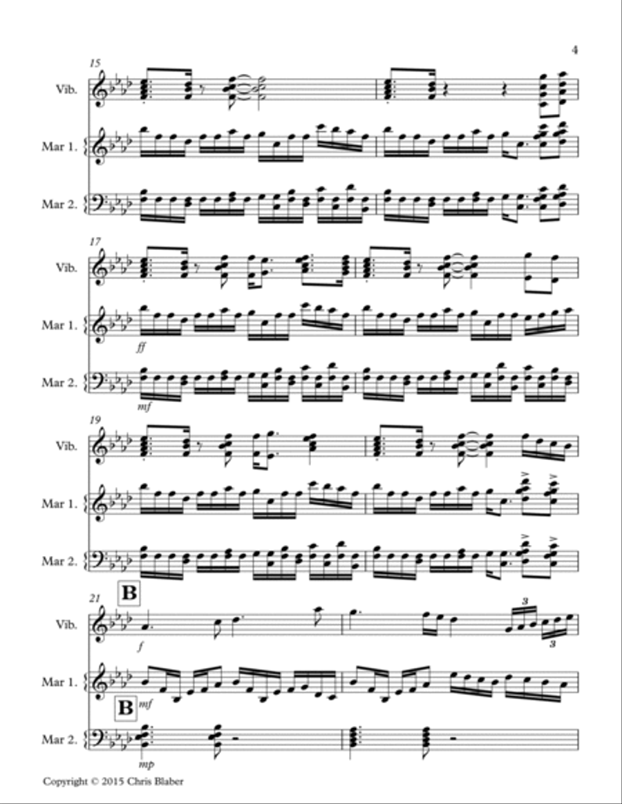 Adding Stacks Percussion Ensemble scores gallery preview page 5