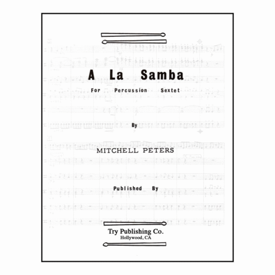 Peters - A La Samba For Percussion Sextet