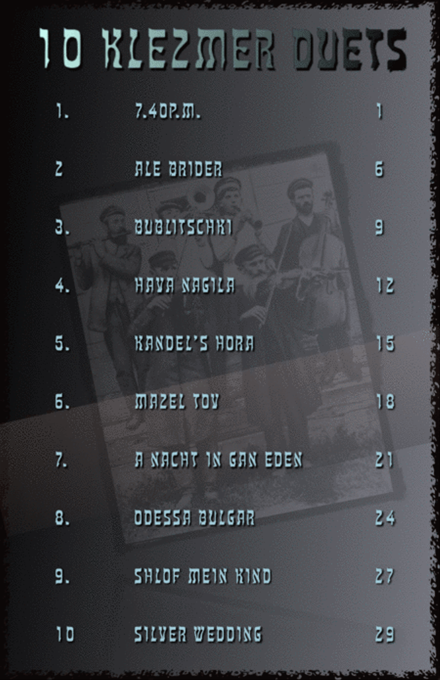 10 Klezmer Duets for Flute and Alto Flute Woodwind Duet scores gallery preview page 2