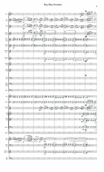 Ruy Blas Overture [Score only] image number null