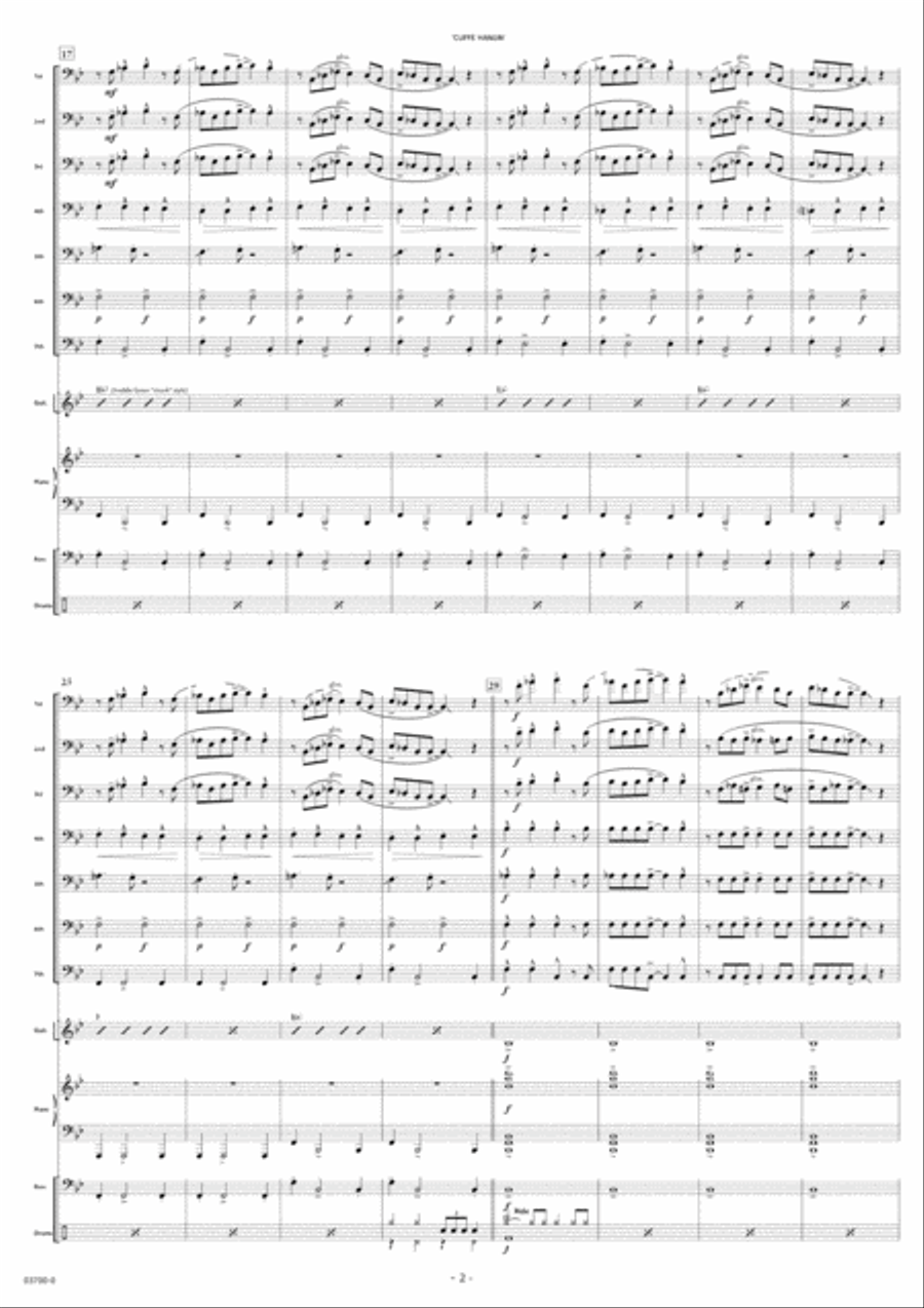 'Cliffe Hangin' Small Ensemble scores gallery preview page 2