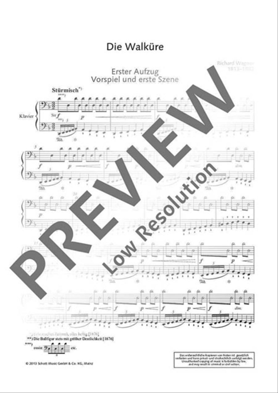 Die Walküre WWV 86 B Voice scores gallery preview page 2
