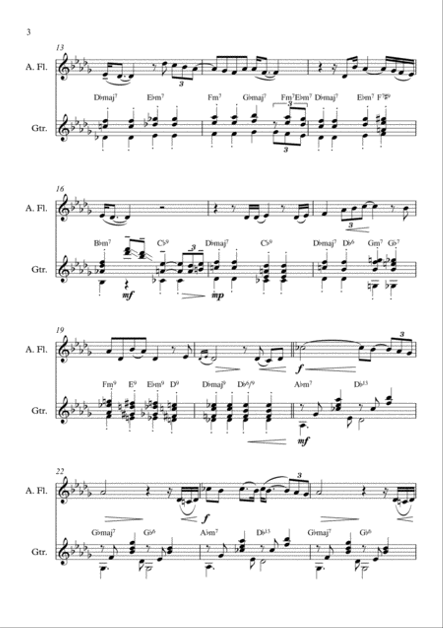 The Christmas Song (chestnuts Roasting On An Open Fire) Flute scores gallery preview page 6