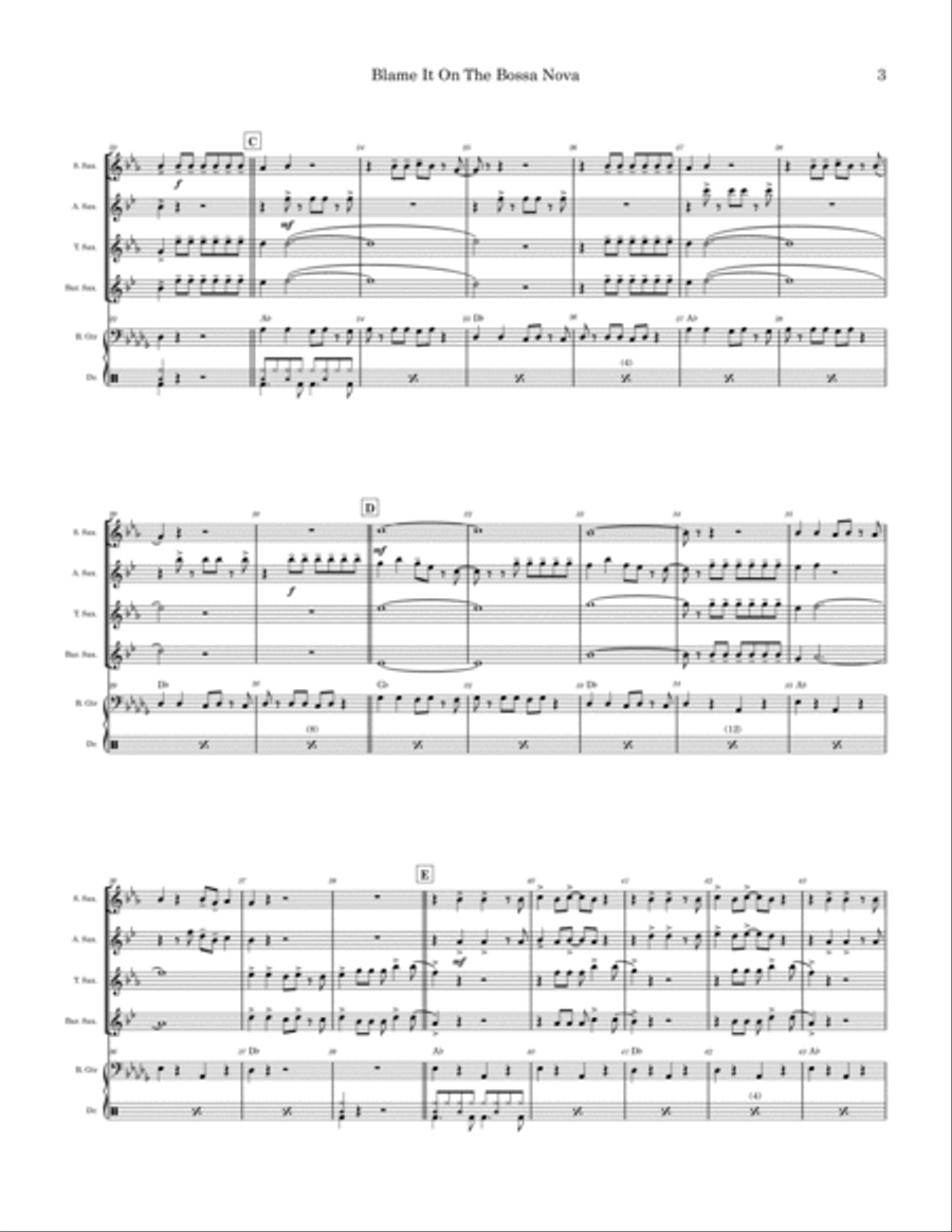 Blame It On The Bossa Nova image number null