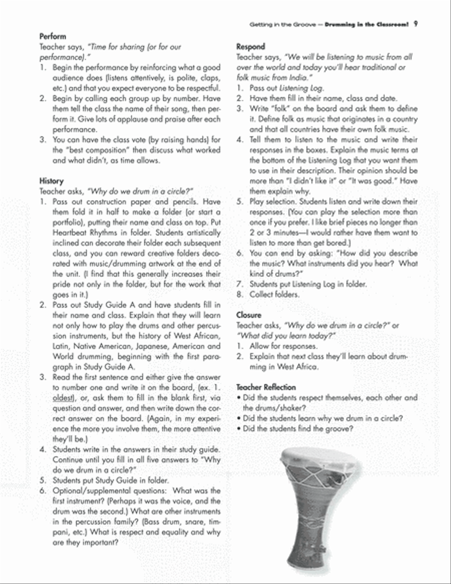 Getting in the Groove Percussion scores gallery preview page 4
