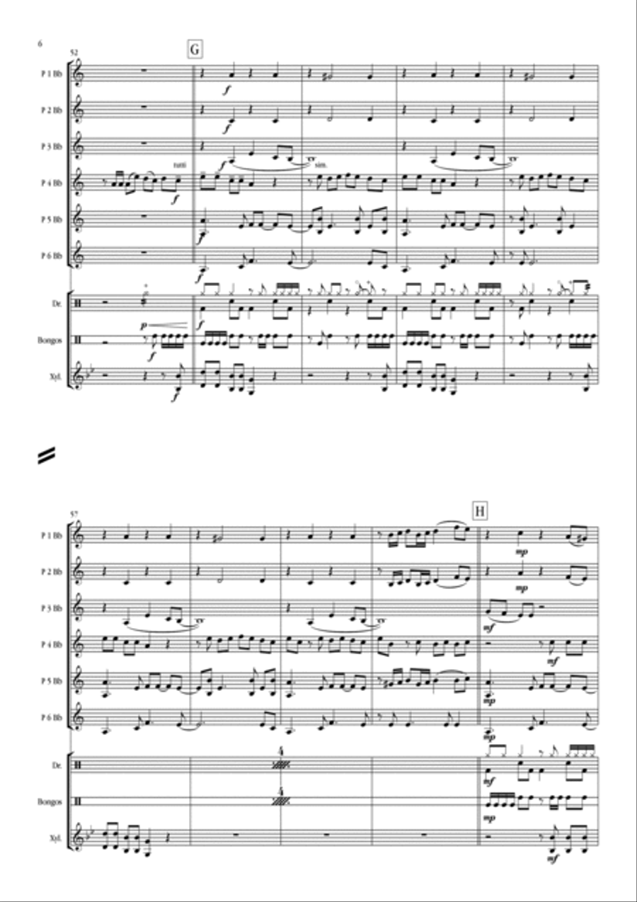 Havana (ft. Young Thug) Concert Band scores gallery preview page 6