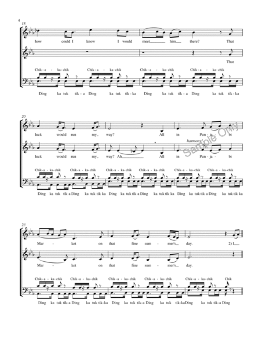 Punjabi Market Punjabi Market 4-Part scores gallery preview page 4