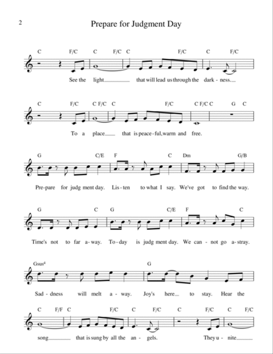 Prepare for Judgment Day Choir scores gallery preview page 3