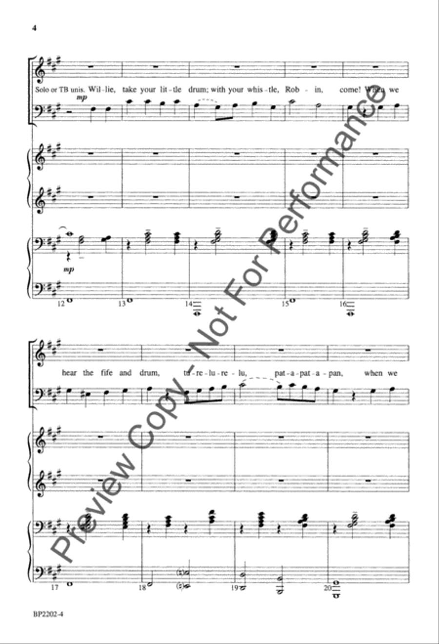 Patapan - Helvey 4-Part scores gallery preview page 4